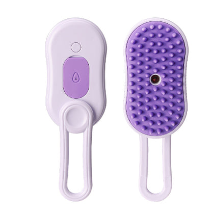 Ultimate 3-in-1 Electric Pet Grooming Brush - Steam Massage & Effortless Hair Removal for Cats & Dogs